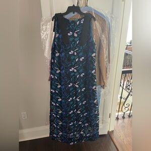 Michelle Maxi Dress - Black and Blue